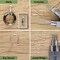 Wire Bending Pliers - Consistently make up to 6 size loops & jump rings, 2-9mm - 5.75" long (160mm) - Polished Steel Head, Comfort Grip Handle, Tool for Jewelry Making